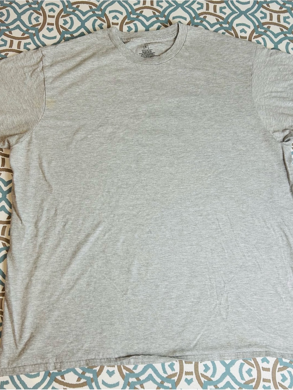George Heather Gray Short Sleeve Crew Neck Tee